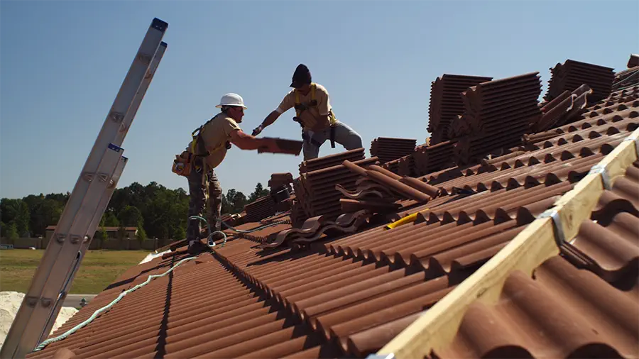 Tile ReRoof Installation