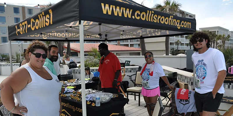 Collis Cares Team at Event Tent