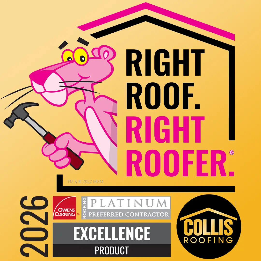 Owens Corning Platinum Preferred Contractor and Collis Roofing 2026 recognition