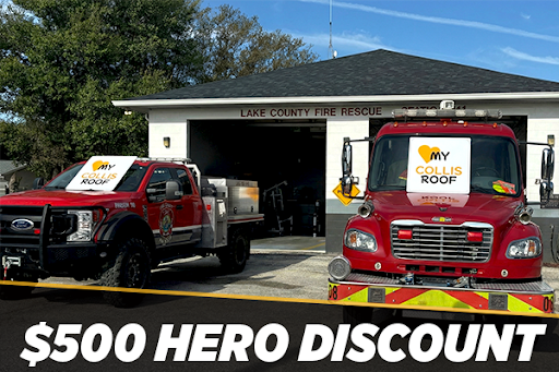 Broken Roof Tiles with Repair Credit banner overlaid.